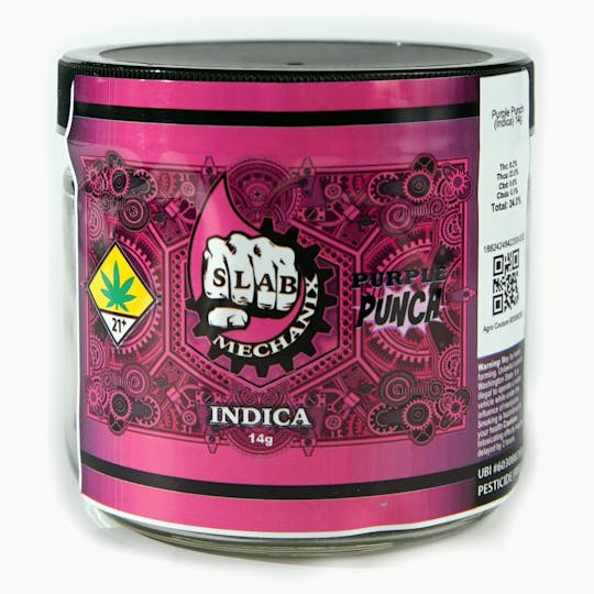 Slab Mechanix - Slab B Bud Flower - Purple Punch 14g - 1