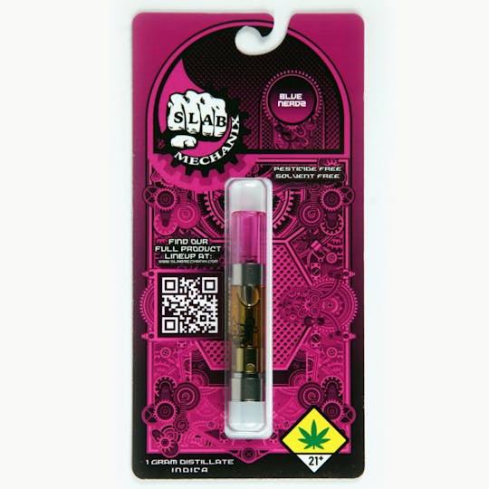 Slab Mechanix - Slab Mechanix Blue Nerdz 1g Distillate Cart - 1
