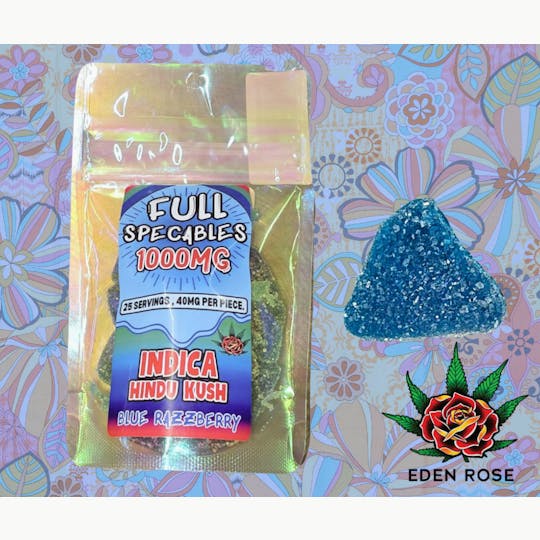 Eden Rose Processing - 1000MG Full Specables - Hindu Kush (Indica) - 1