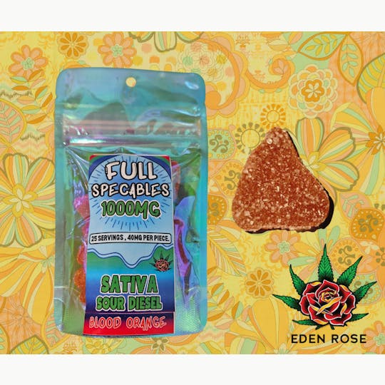 Eden Rose Processing - 1000MG Full Specables - Sour Diesel (Sativa) - 1