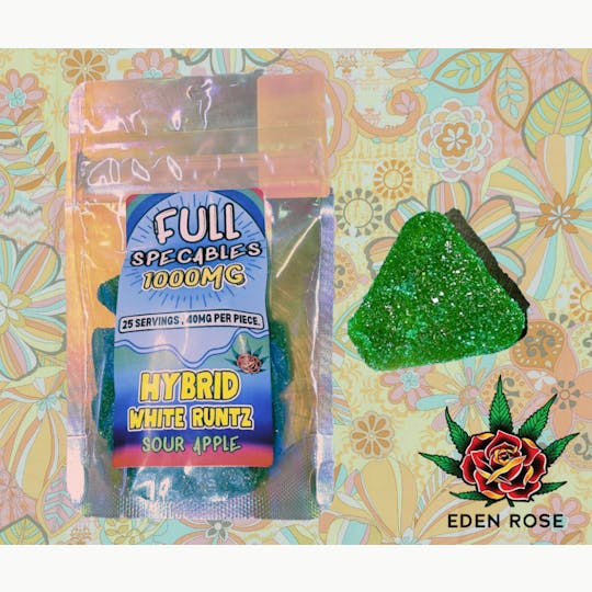 Eden Rose Processing - 1000MG Full Specables - White Runtz (Hybrid) - 1