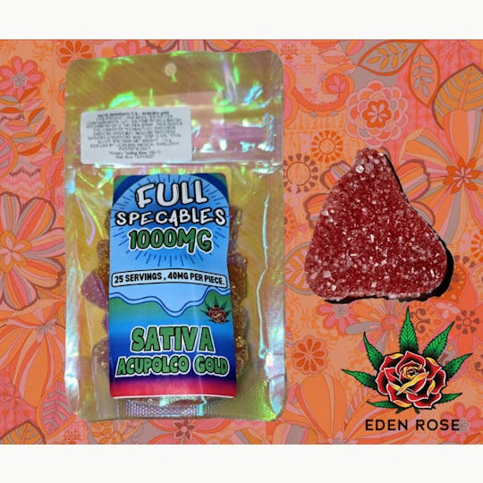 Eden Rose Processing - 1000MG Full Specables - Alcupulco Gold (Sativa) - 1
