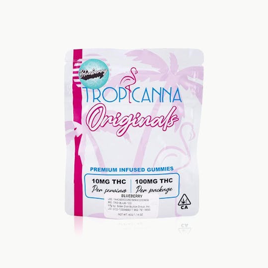 Tropicanna Originals - Blueberry Gummies 100mg - 1