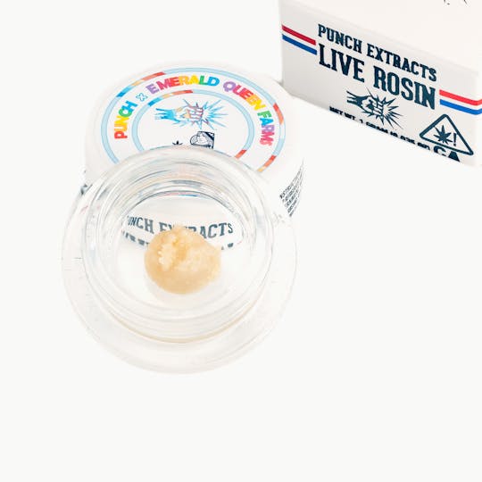 Punch Edibles & Extracts - Dark Rainbow Tier 3 Live Rosin Cold Cure Badder (1g) - 1