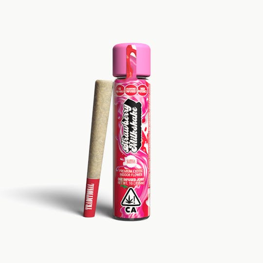 Traditional - Traditional - Strawberry Milkshake Infused Pre-roll 1g - 1