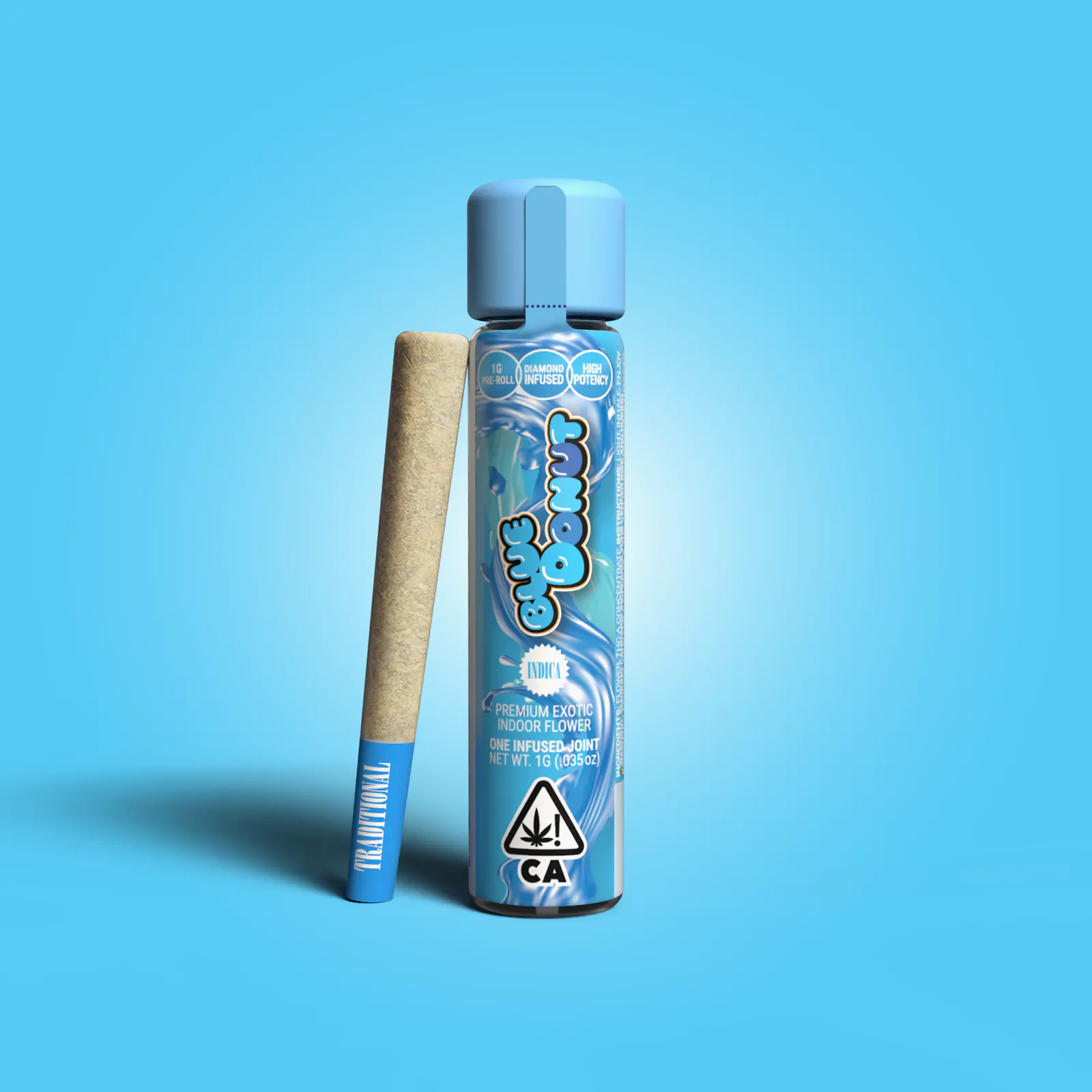 Traditional - Blue Donut 1g Infused Pre-roll