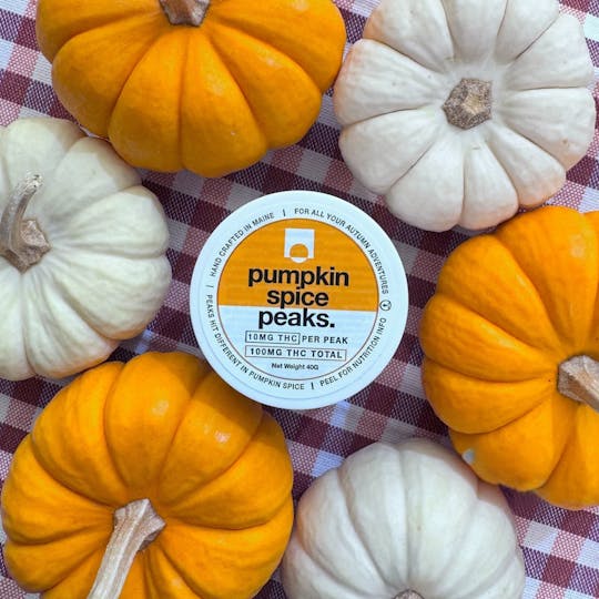 East Coast Cannabis - Peaks - White Chocolate Pumpkin Spice - 100mg/10pk - 1