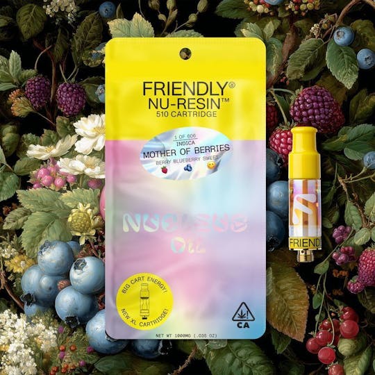 Friendly Brand - Mother of Berries - 1g Nucleus Live Resin 510 Cart - 1