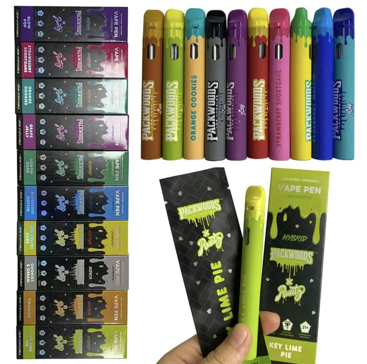 Packwoods - Packwoods x Runtz | Key Lime Pie | Disposable | 1G - 1