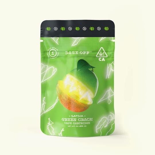 Daze Off CA - Green Crack 1g Cartridge - 1