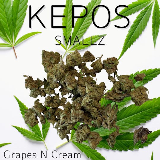 Nu Cannabis Brand - Kepos - Grapes N Cream SMALLS 28g - PREMIUM FLOWERS SMALLS - 1