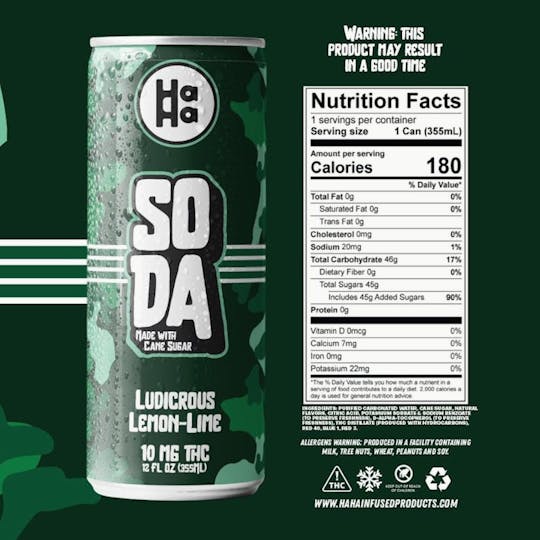 HAHA - Ludicrous Lemon Lime (10mg) - 1