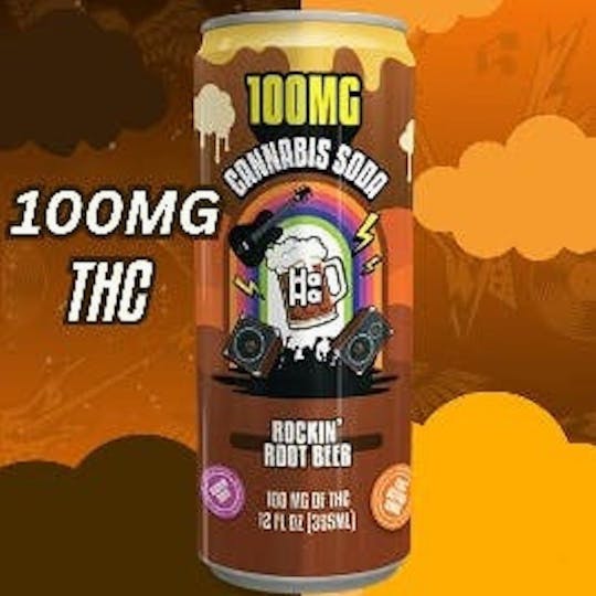 HAHA - Rockin' Root Beer Soda 100mg - 1