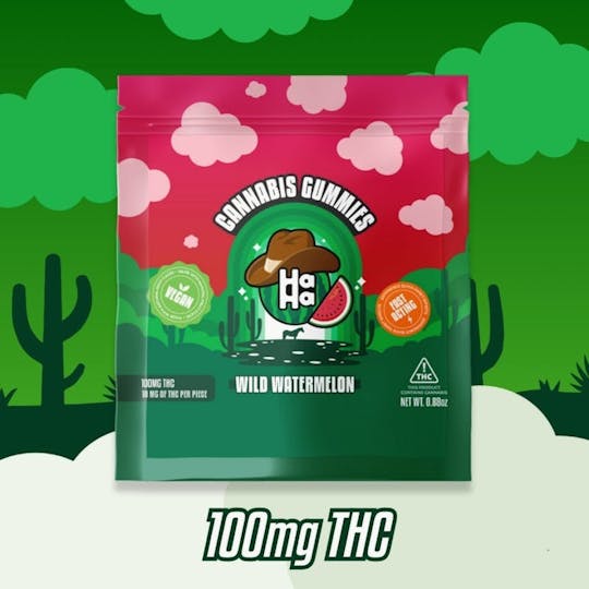 HAHA - Wild Watermelon Vegan Gummies - 10pk - 1