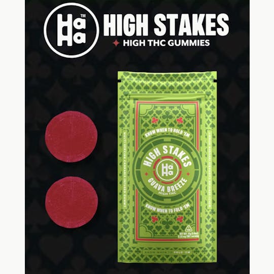 HAHA - High Stakes Guava Breeze Gummies 2pk - 1