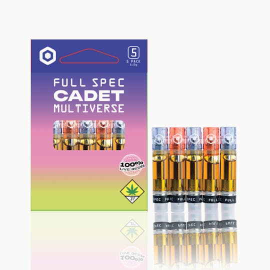 Full Spec - Full Spec | Cadet Multiverse 5pk 1g Cartridge - Silverface x Mindsweeper - 1