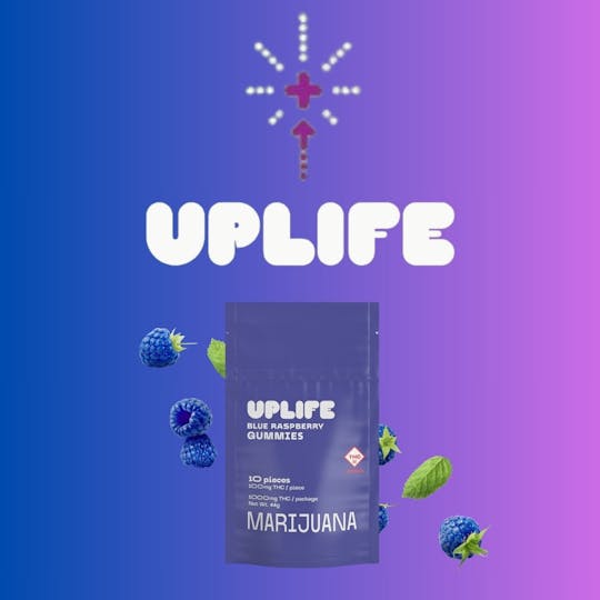 Uplife - Uplife Gummies - Blue Raspberry - 1000mg - 1