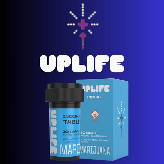 Uplife - Uplife Tablets - Indigo - 1:1 THC/CBD - 100mg - 1