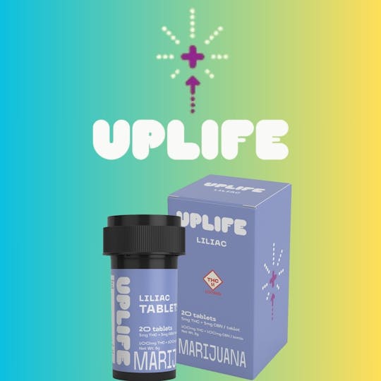 Uplife - Uplife Tablets - Lilac - 1:1 THC/CBN - 100mg - 1