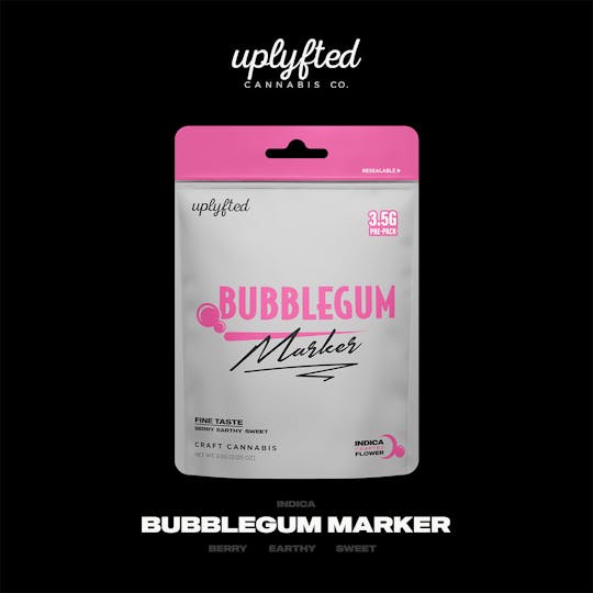 Uplyfted Cannabis Co - Bubblegum Marker 3.5g Pre-Pack - 1