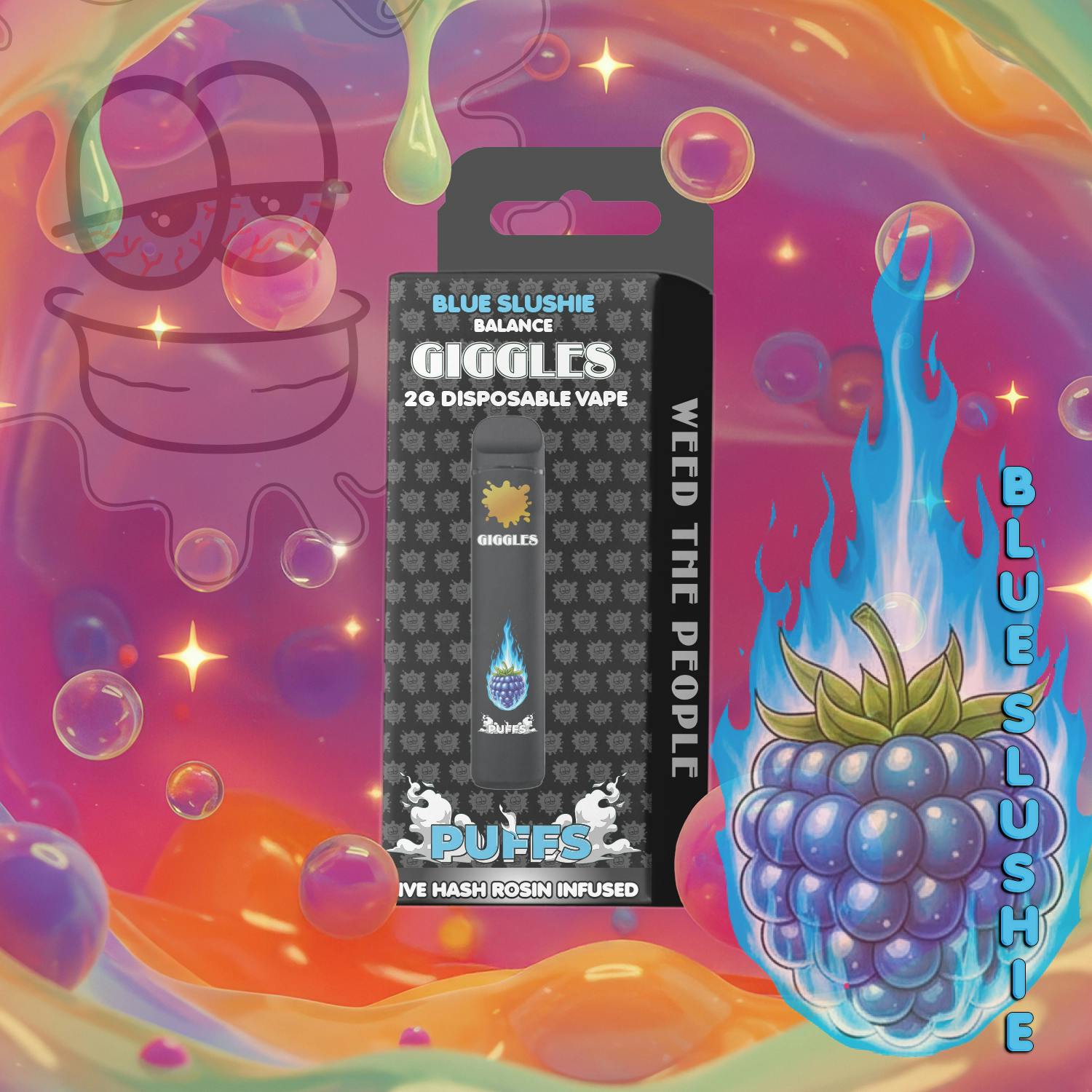 Giggles - Giggles Puffs | Blue Slushie | Disposable | 2g - 1