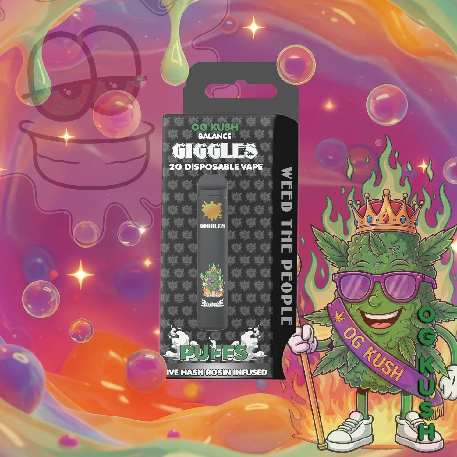 Giggles - Giggles Puffs | OG Kush | Disposable | 2g - 1