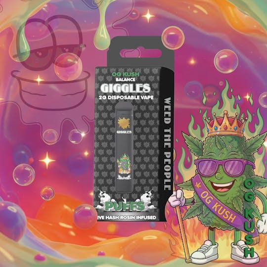 Giggles - Giggles Puffs | OG Kush | Disposable | 2g - 1
