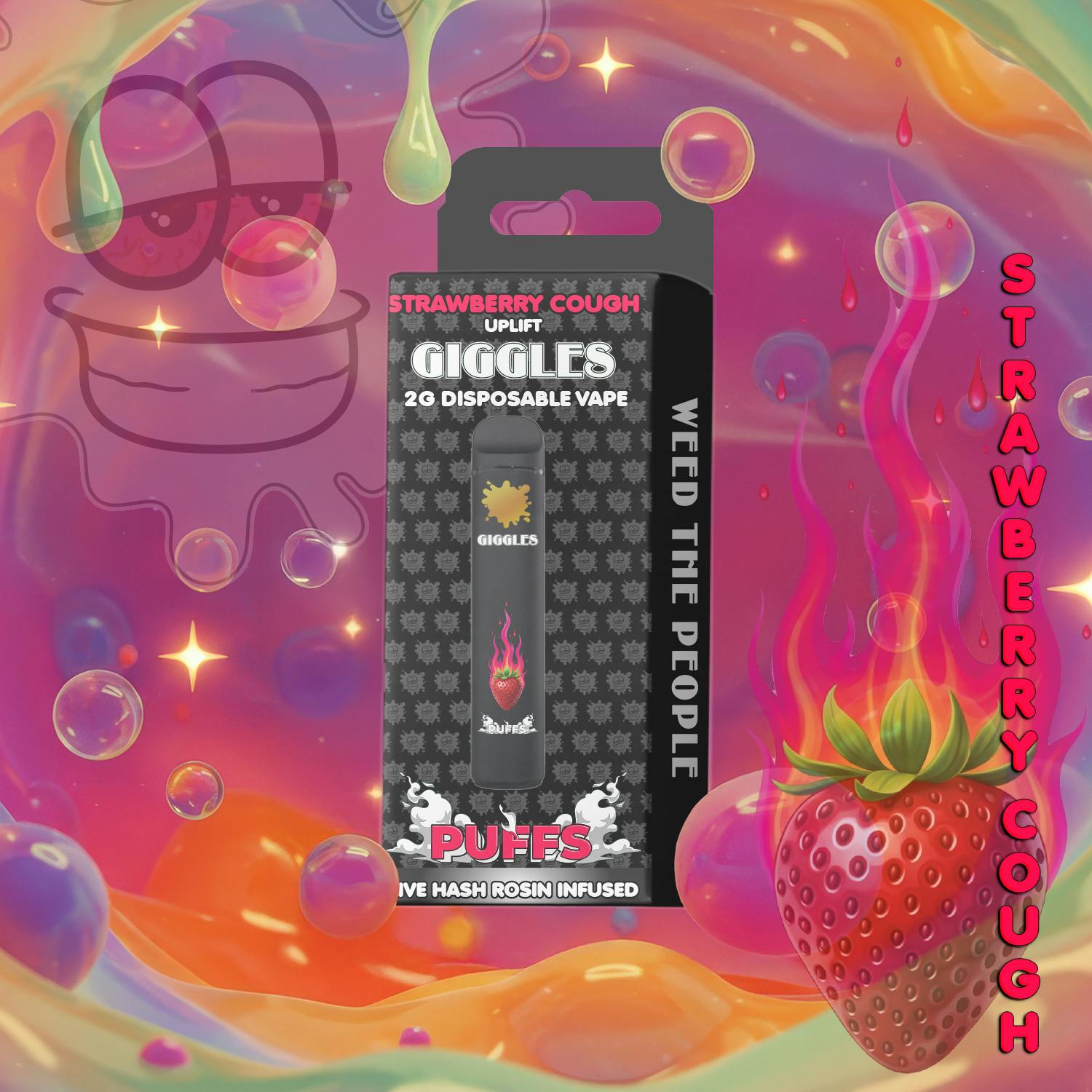 Giggles - Giggles Puffs | Strawberry Cough | Disposable | 2g - 1