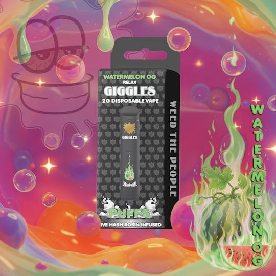Giggles - Giggles Puffs | Watermelon OG | Disposable | 2g - 1