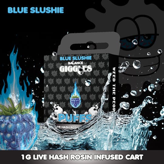 Giggles - Giggles Puffs | Blue Slushie | Cart | 1g - 1