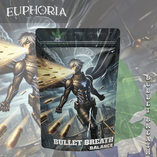 Euphoria Brand - Bullet Breath | Euphoria | Pre-Pack Flower | 28g - 1