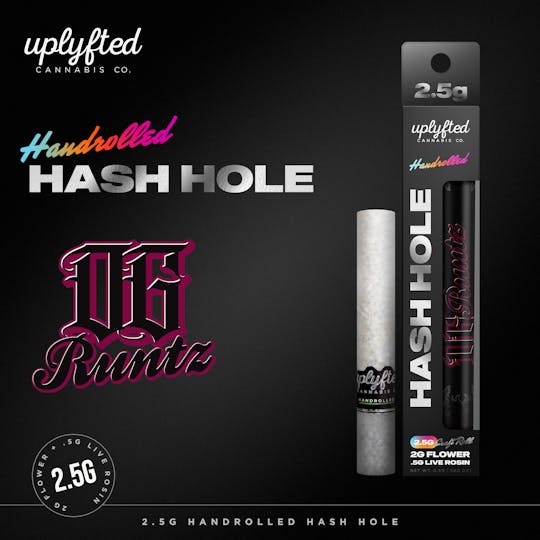 Uplyfted Cannabis Co - 2.5g Handrolled Hash Hole - OG Runtz - 1