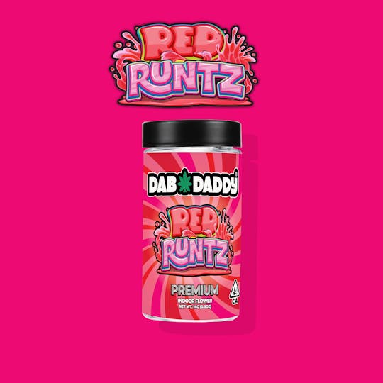 Dab Daddy Ⓡ - Red Runtz Flower Dab Daddy® 14g Premium Indoor Flower - 1