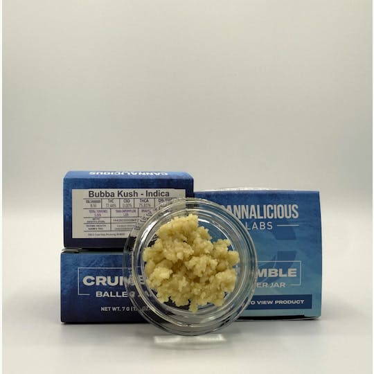 Cannalicious Labs - Bubba Kush Crumble - Indica - 1