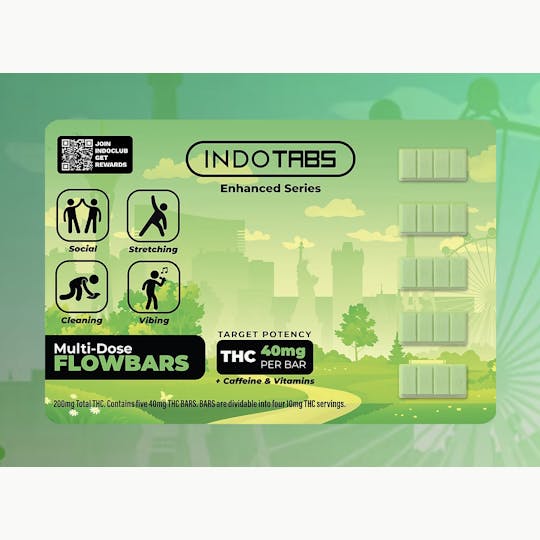 INDO Cannabis - IndoTabs | Flowbars | 400mg - 1