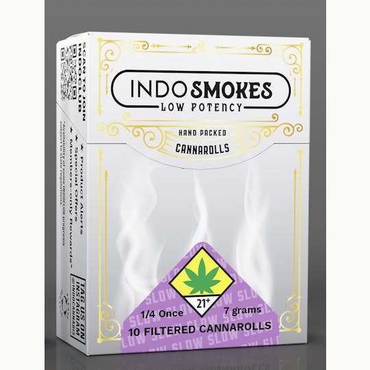 INDO Cannabis - IndoSmokes | Low Potency Cannarolls | 10pk - 1