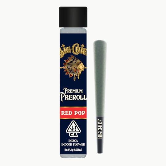 Big Chief - Big Chief Preroll 1g - Red Pop - 1