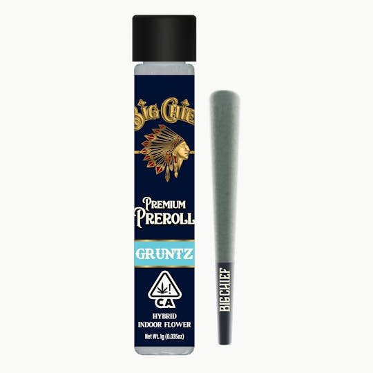 Big Chief - Big Chief Preroll 1g - Gruntz - 1