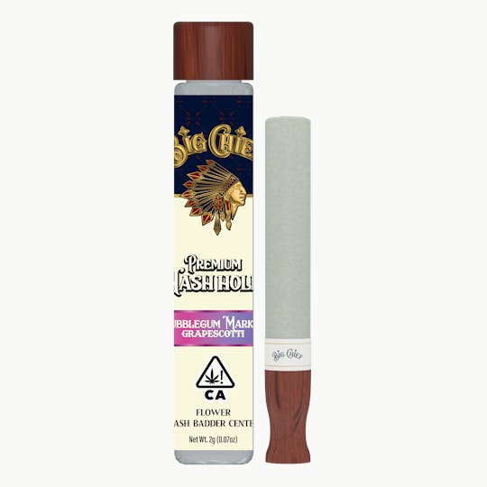 Big Chief - Big Chief Hash Hole 2g - Bubblegum Marker Grapescotti - 1