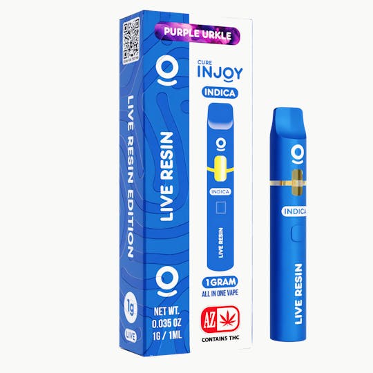 Cure Injoy - Cure Injoy 1g - Live Resin - Purple Urkle - AIO (SATIVA) - 1