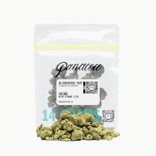 Panacea - OG Confidential | Light Deprivation "DEPZ" Bags | 14g - 1