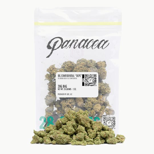 Panacea - OG Confidential | Light Deprivation "DEPZ" Bags | 28g - 1