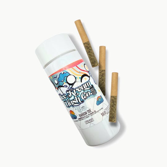 Ice Kream Hash Co. - IKHCO | Rainbow Tide | Rosin Infused PRJ | Single Scoop 3pk | 1.5g - 1