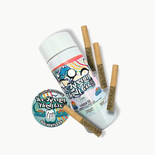 Ice Kream Hash Co. - IKHCO | Rainbow Tide | Rosin Infused PRJ | Single Scoop 7pk | 3.5g - 1