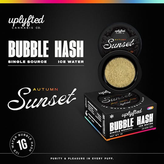 Uplyfted Cannabis Co - 1g Bubble Hash Concentrate - Autumn Sunset - 1
