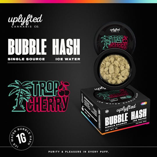 Uplyfted Cannabis Co - 1g Bubble Hash Concentrate - Trop Cherry - 1