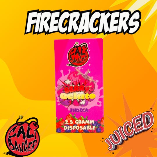 Firecracker by Cali Banger - Juiced Berry Gelato 2.5 G Disposable Vape - 1