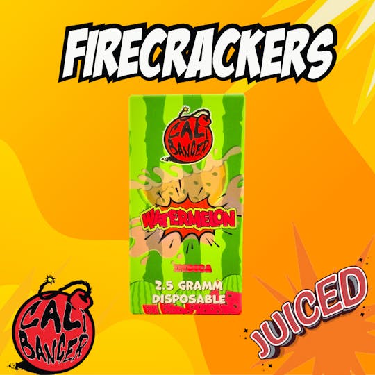 Firecracker by Cali Banger - Juiced Watermelon 2.5 G Disposable Vape - 1
