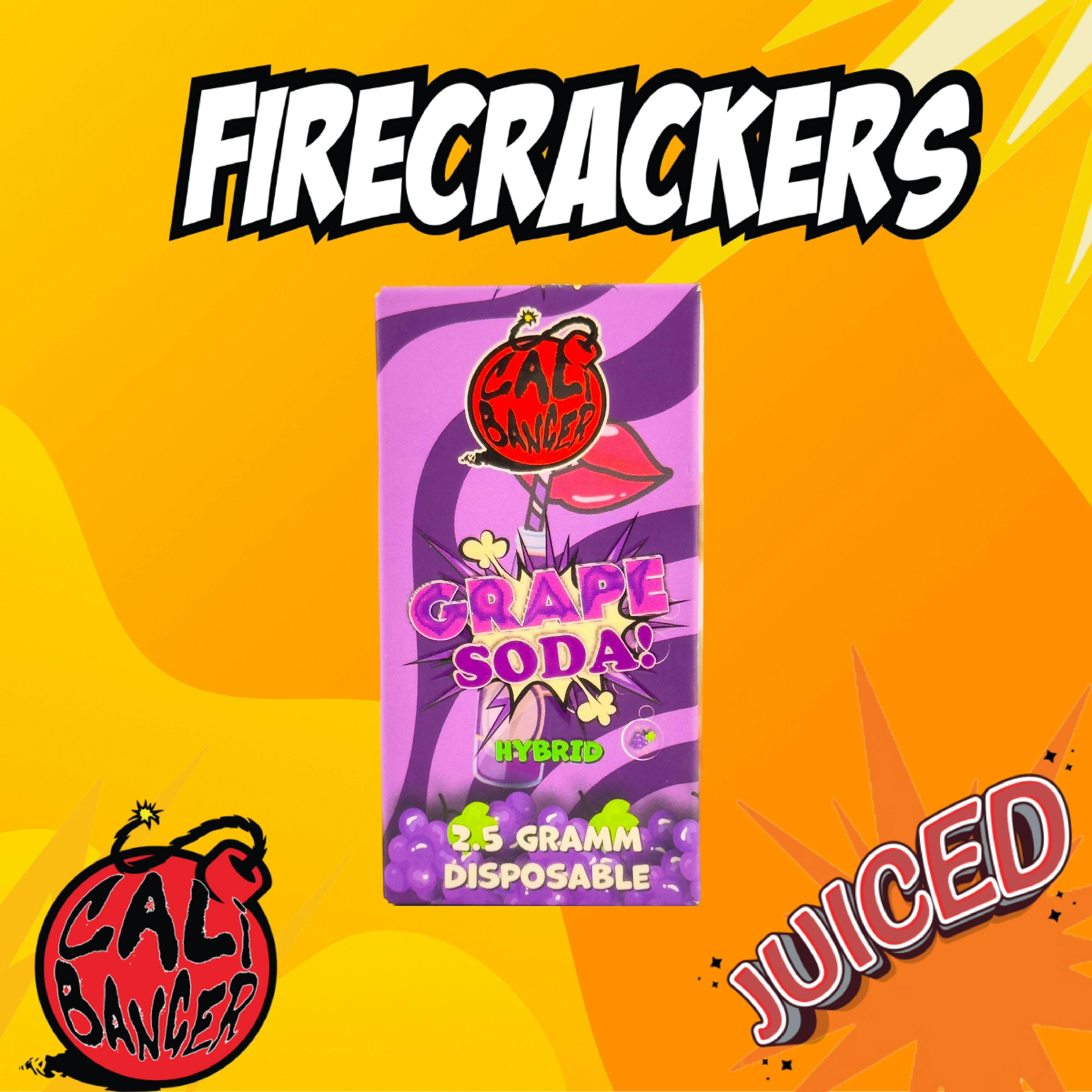 Firecracker by Cali Banger - Juiced Grape Soda 2.5 G Disposable Vape - 1