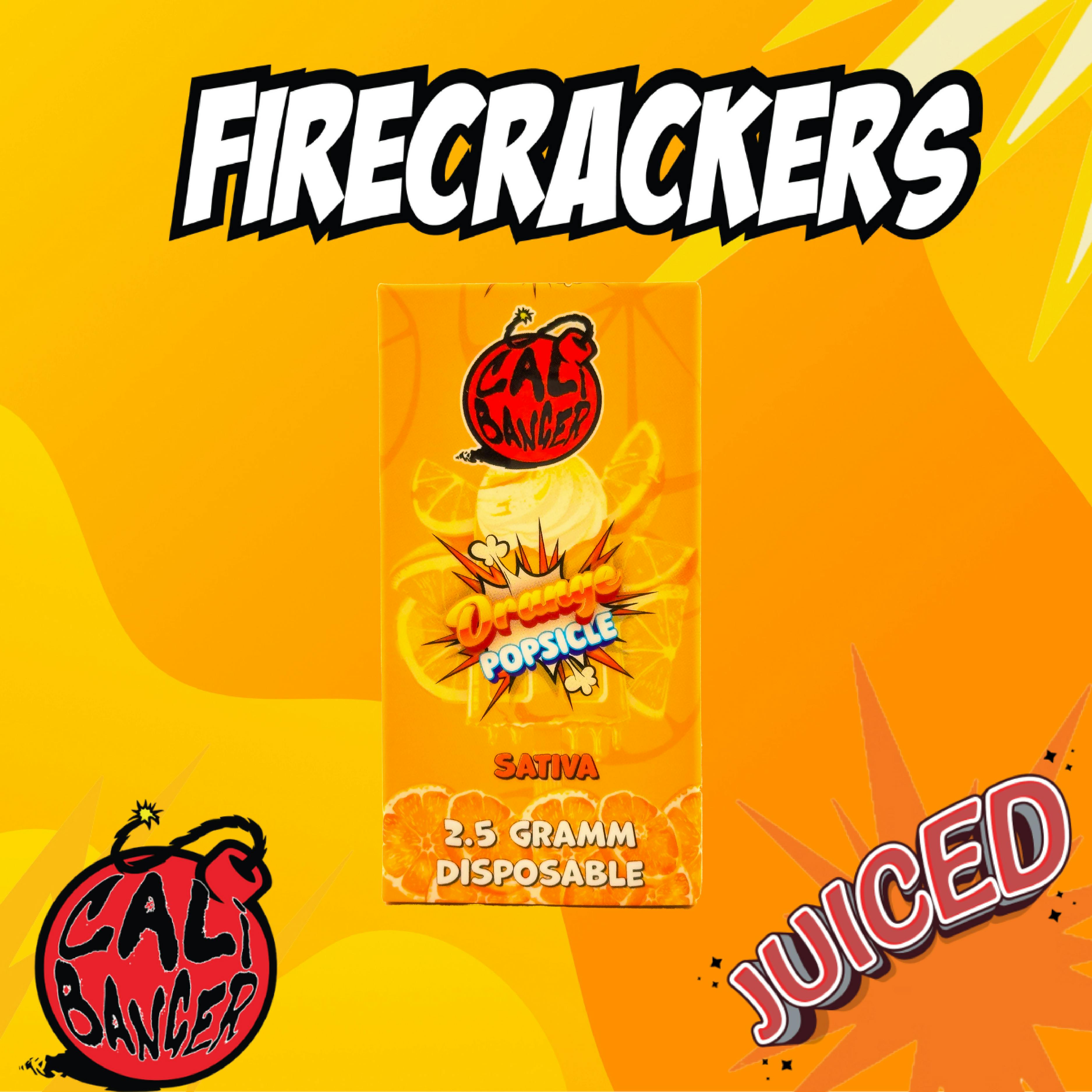 Firecracker by Cali Banger - Juiced Orange Popsicle 2.5 G Disposable Vape - 1